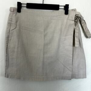 Forever 21 Womens minimal wrap skirt